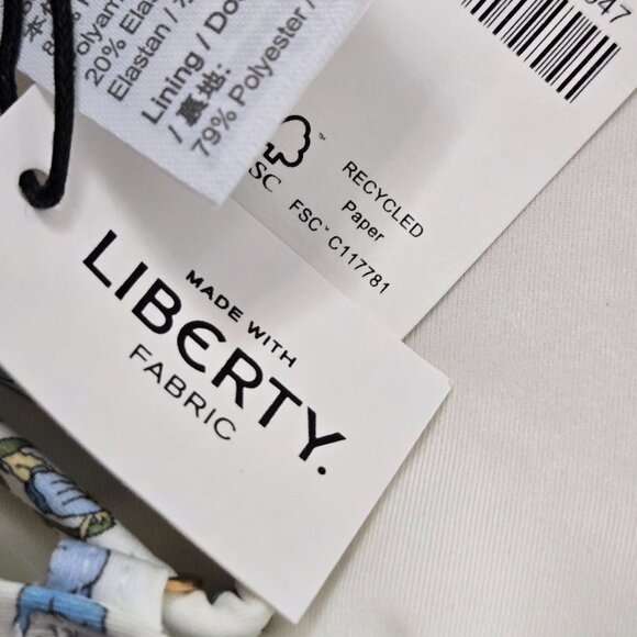 J. Crew Size 8 Plunge Halter One-Piece Swimsuit Liberty Ros Floral NEW - Picture 11 of 15